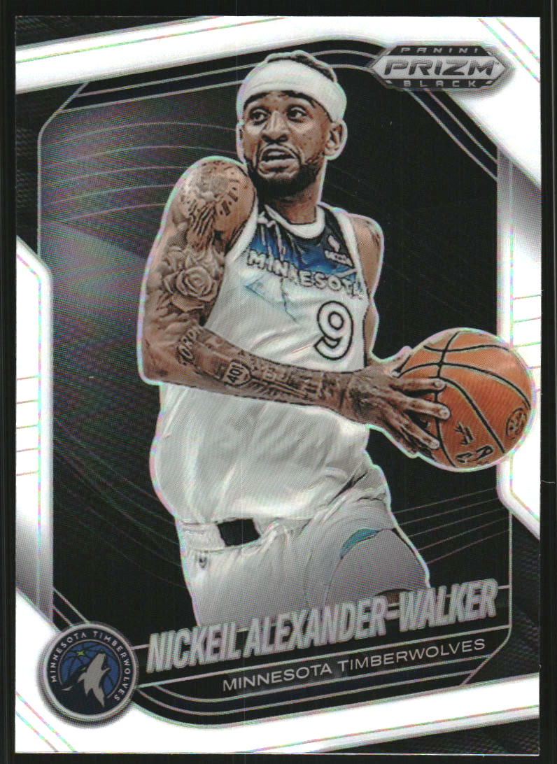 2024-25 Panini Prizm Black Prizms White #193 Nickeil Alexander-Walker /175