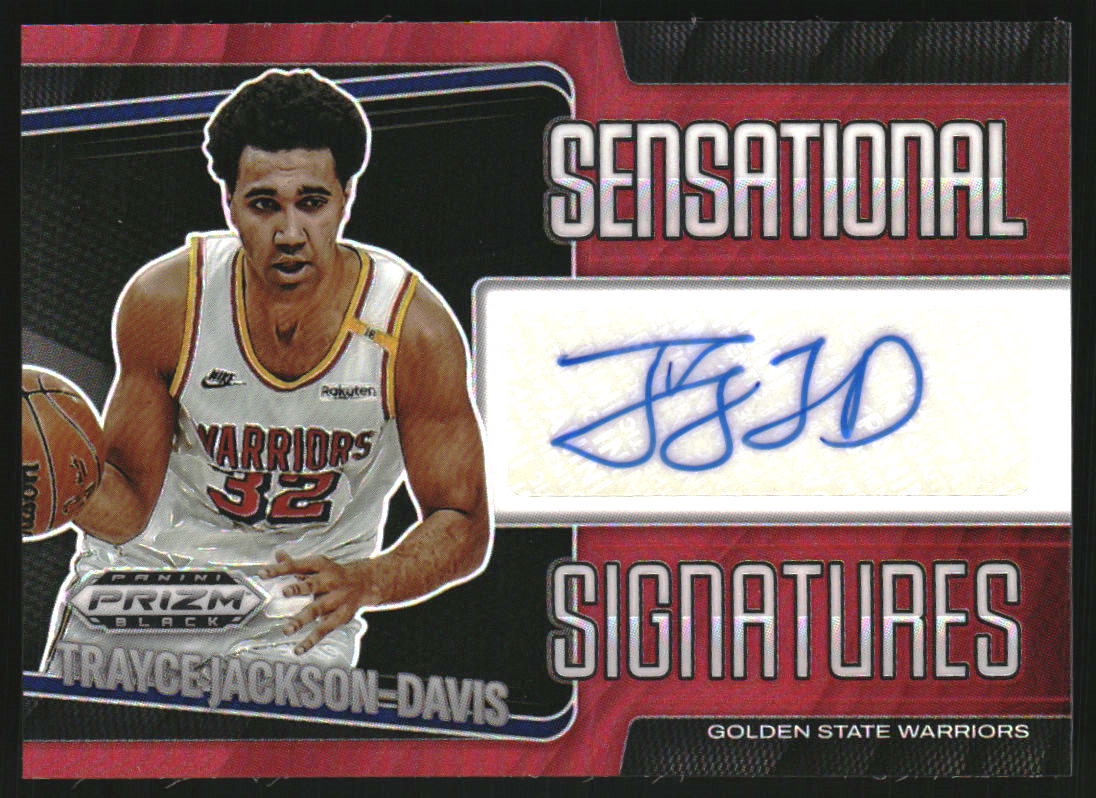 2024-25 Panini Prizm Black Sensational Signatures Prizms Red #45 
