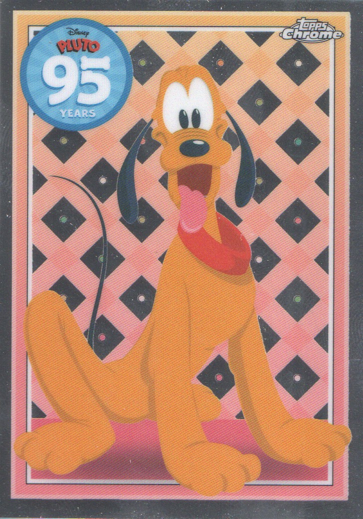 Topps Chrome Disney Pluto 92/99シリ 2025 Topps Chrome Disney Trading Cards Pluto 95th Anniversary