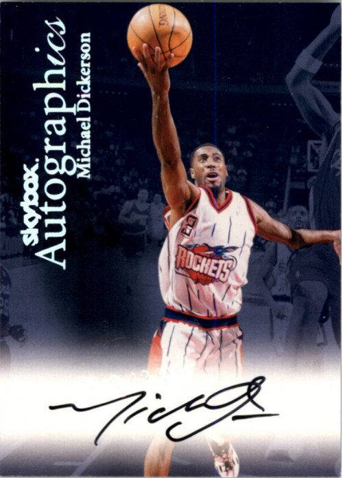 1999-00 SkyBox Premium Autographics #25 Michael Dickerson
