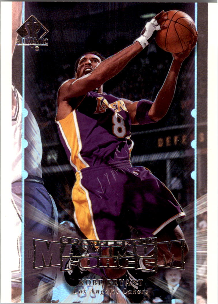 1999-00 SP Authentic Maximum Force #M8 Kobe Bryant