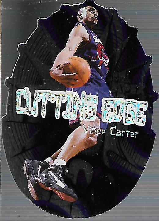 1999-00 SkyBox APEX Cutting Edge #3 Vince Carter