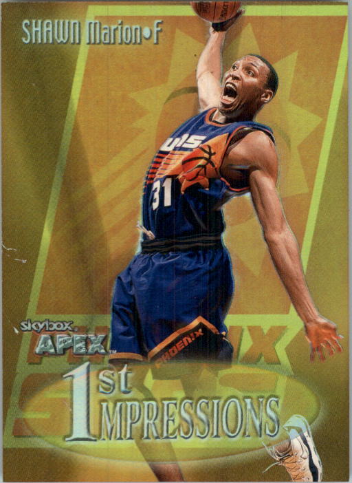 1999-00 SkyBox APEX First Impressions #5 Shawn Marion