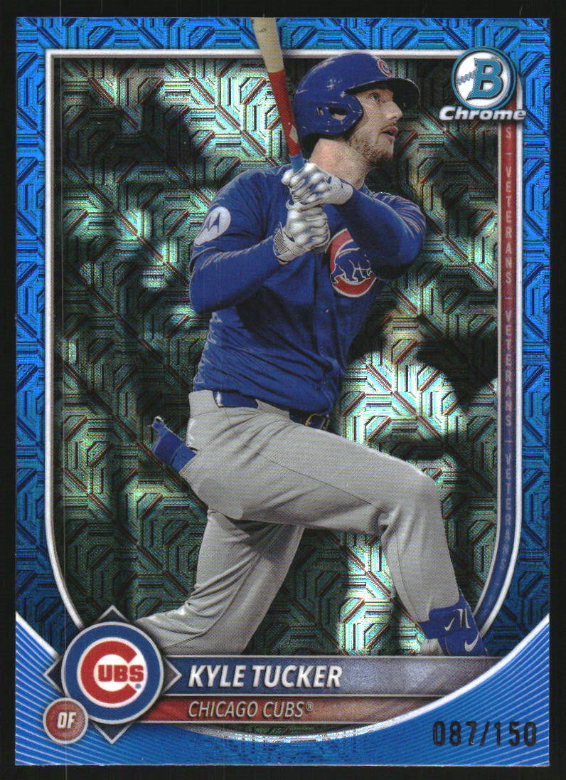 2025 Bowman Chrome Mega Box Blue Refractors #57 Kyle Tucker /150