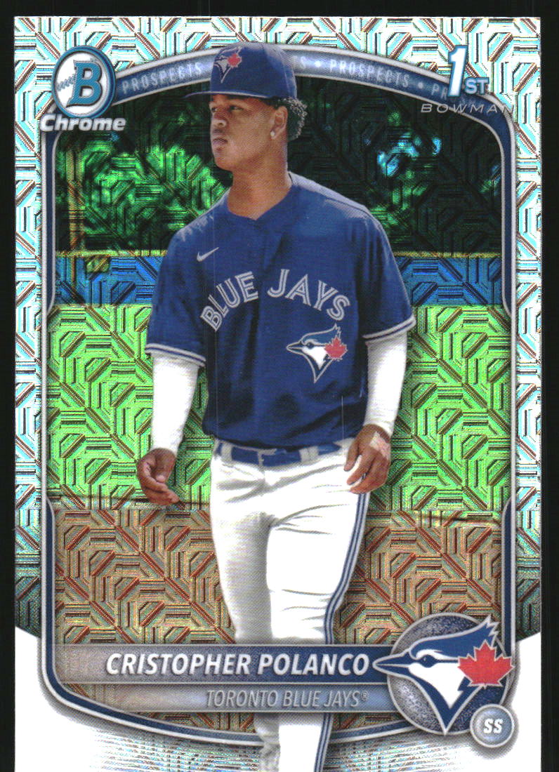 2025 Bowman Chrome Mega Box Prospects #BCP162 Cristopher Polanco