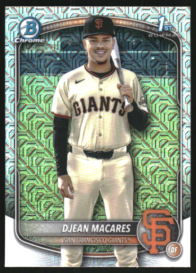 2025 Bowman Chrome Mega Box Prospects #BCP237 Djean Macares