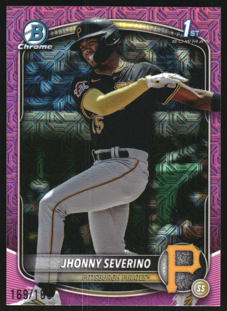 2025 Bowman Chrome Mega Box Prospects Pink Refractors #BCP233 Jhonny Severino /199