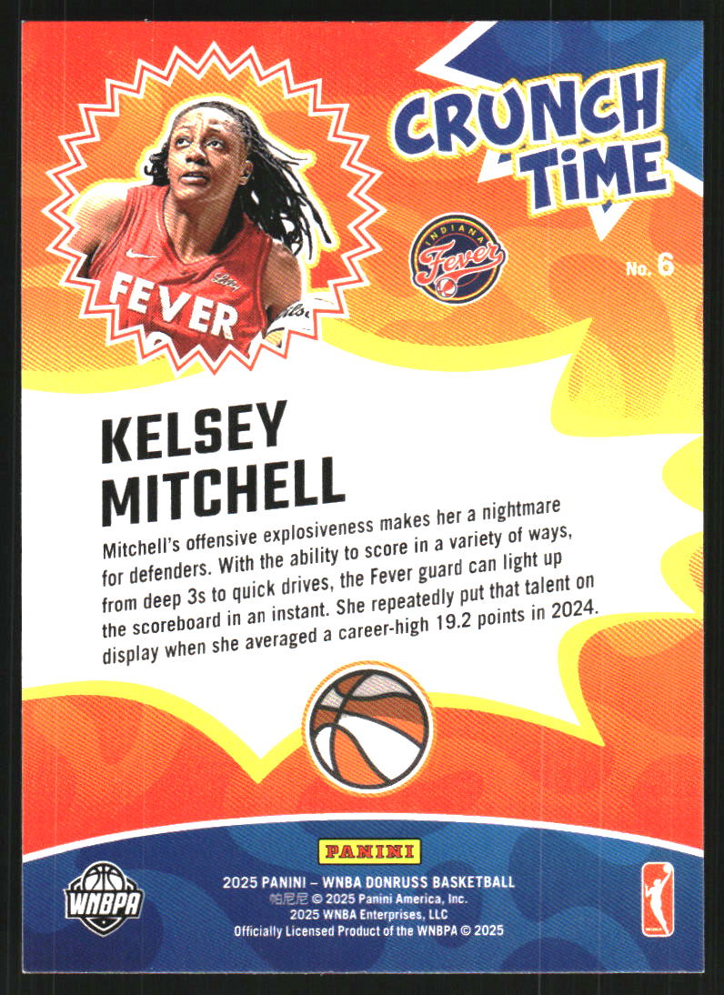 2025 Donruss WNBA Crunch Time #7 Angel Reese