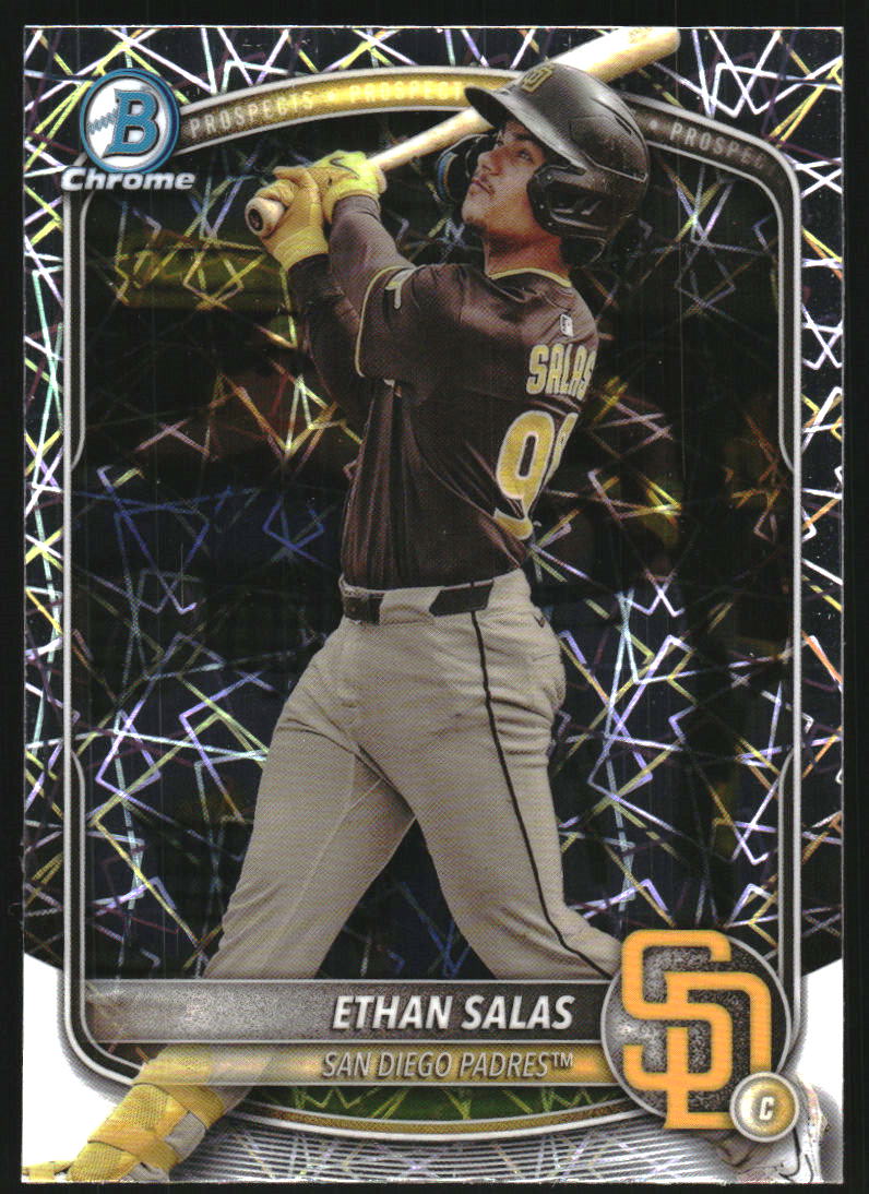 2025 Bowman Chrome Prospects Laser Refractors #BCP169 Ethan Salas