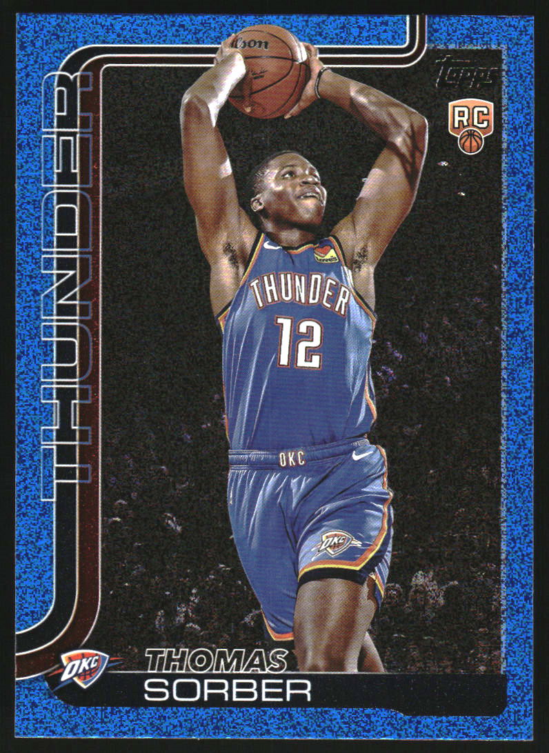 2025-26 Topps Sandglitter Blue #215 Thomas Sorber