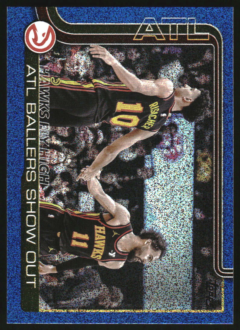 2025-26 Topps Sandglitter Blue #282 Trae Young