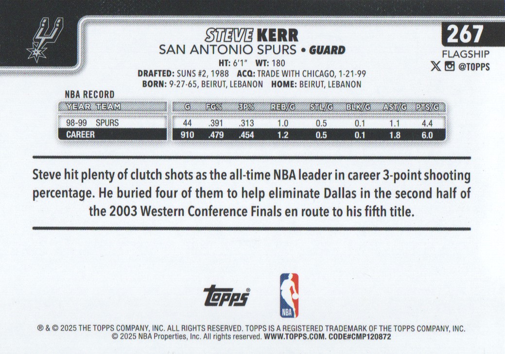 2025-26 Topps Basketball Trading Cards BASE (#251-300): Pick From List - Bild 35 von 101