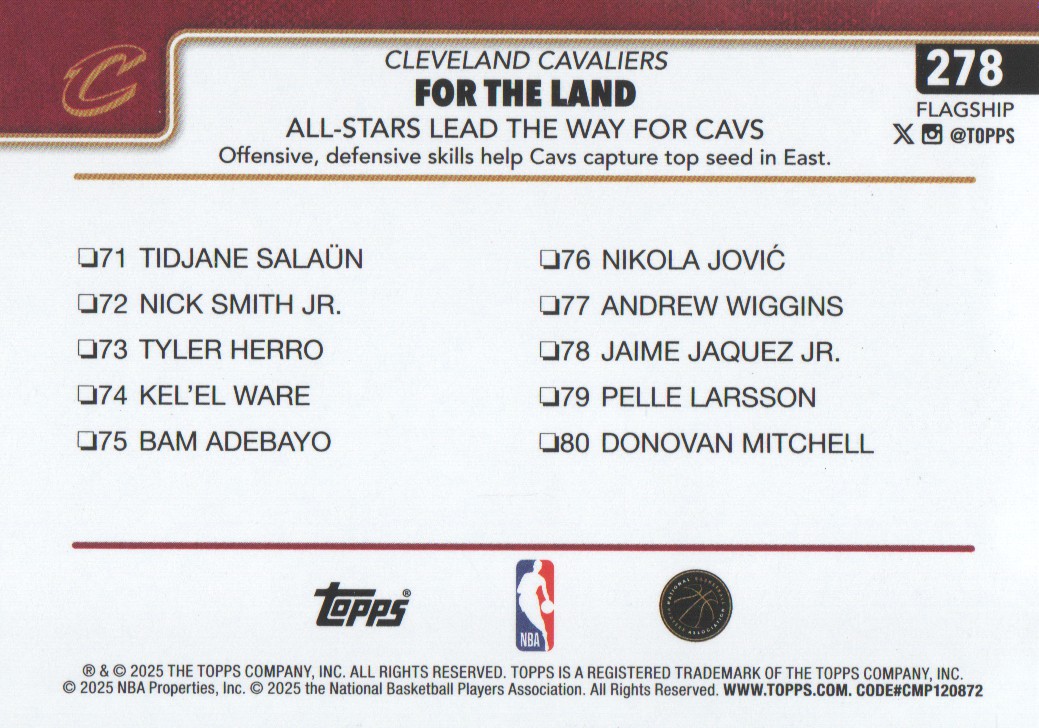 2025-26 Topps Basketball Trading Cards BASE (#251-300): Pick From List - Bild 57 von 101