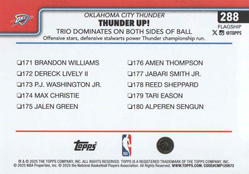 2025-26 Topps Basketball Trading Cards BASE (#251-300): Pick From List - Bild 77 von 101