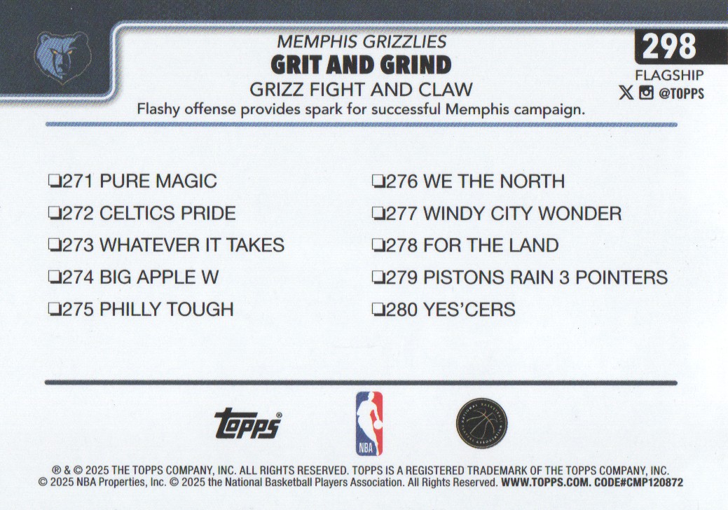 2025-26 Topps Basketball Trading Cards BASE (#251-300): Pick From List - Bild 97 von 101