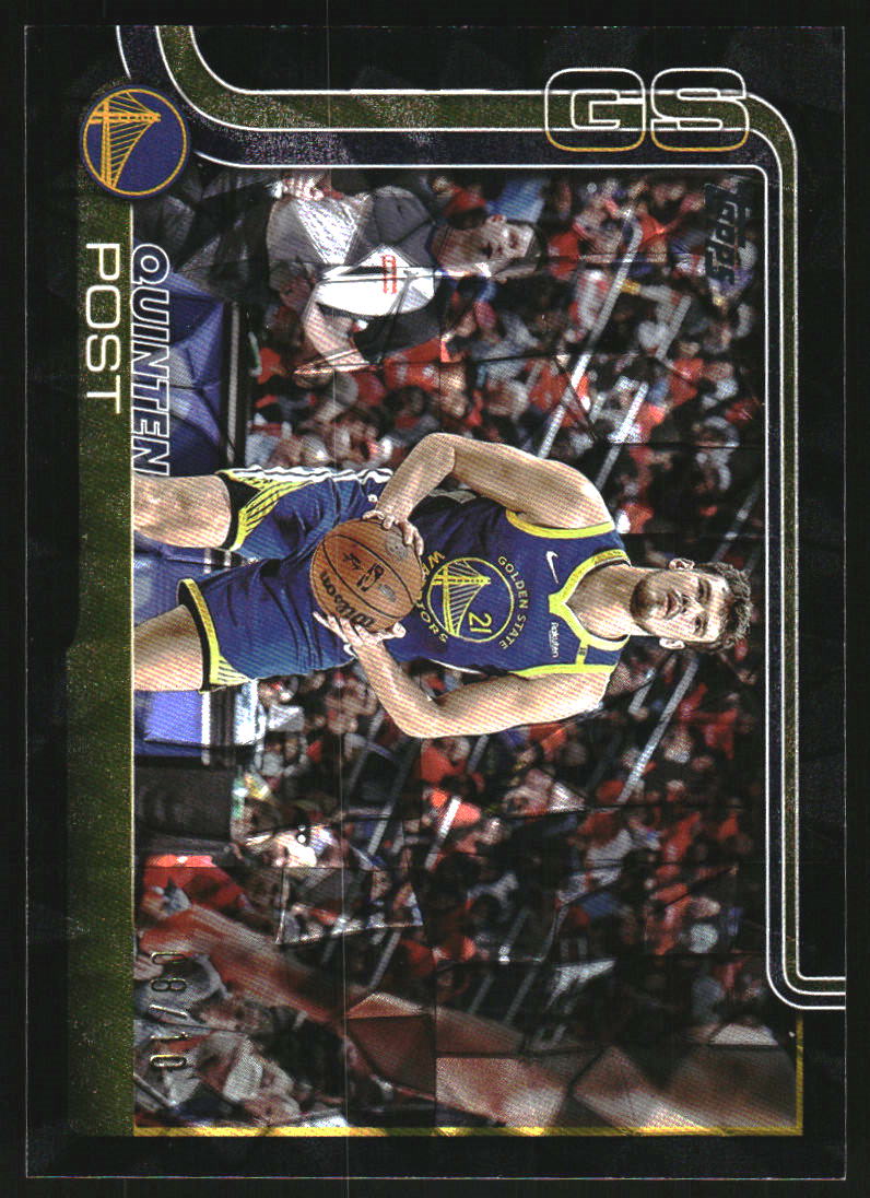 2025 Topps Basketball Black Diamante Quinten Post #139