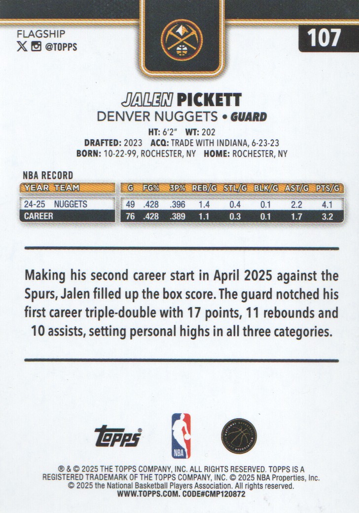 2025-26 Topps Basketball Sandglitter Parallel: Pick from List - Bild 39 von 99