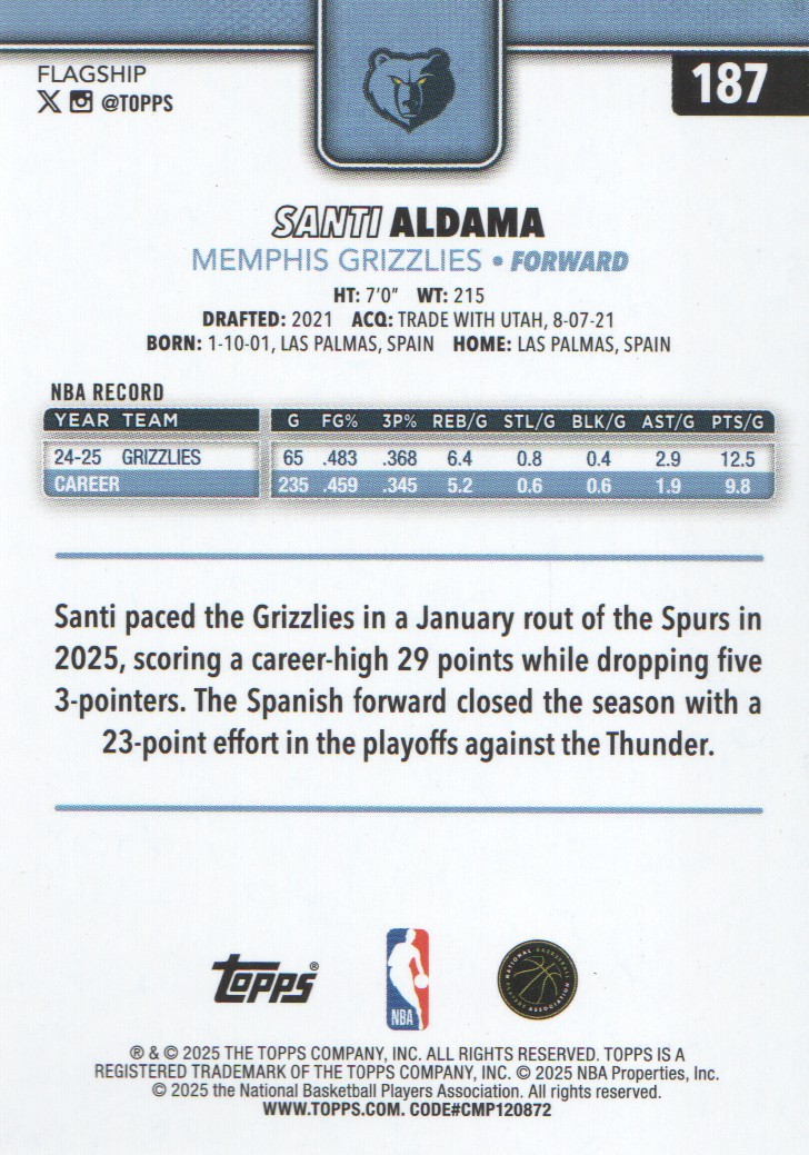 2025-26 Topps Basketball Sandglitter Parallel: Pick from List - Bild 61 von 99