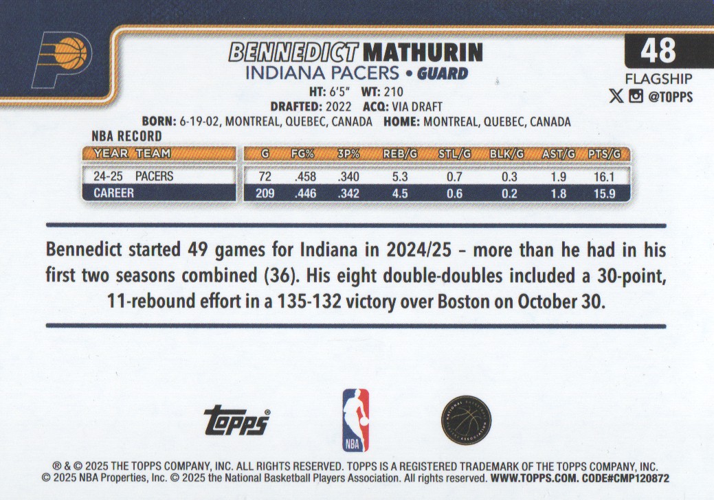 2025-26 Topps Basketball Gold Parallel: Pick from List - Bild 9 von 23