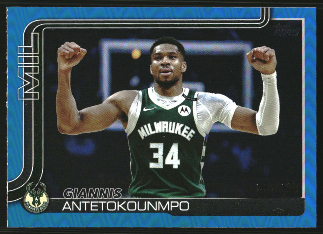 2025-26 Topps Blue Rainbow #54 Giannis Antetokounmpo on Fanatics