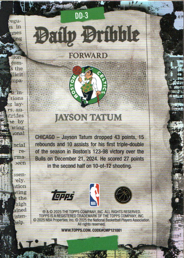 2025-26 Topps Basketball The Daily Dribble Insert: Pick from List - Picture 5 of 15
