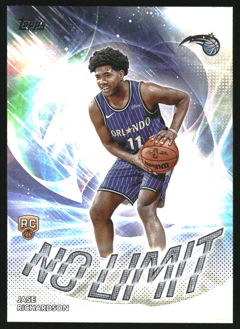 2025-26 Topps No Limit Rainbow Foilboard #NL25 Jase Richardson