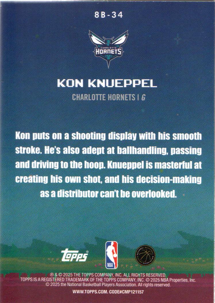 2025-26 Topps Basketball 8-Bit Ballers Insert: Pick from List - Picture 11 of 11
