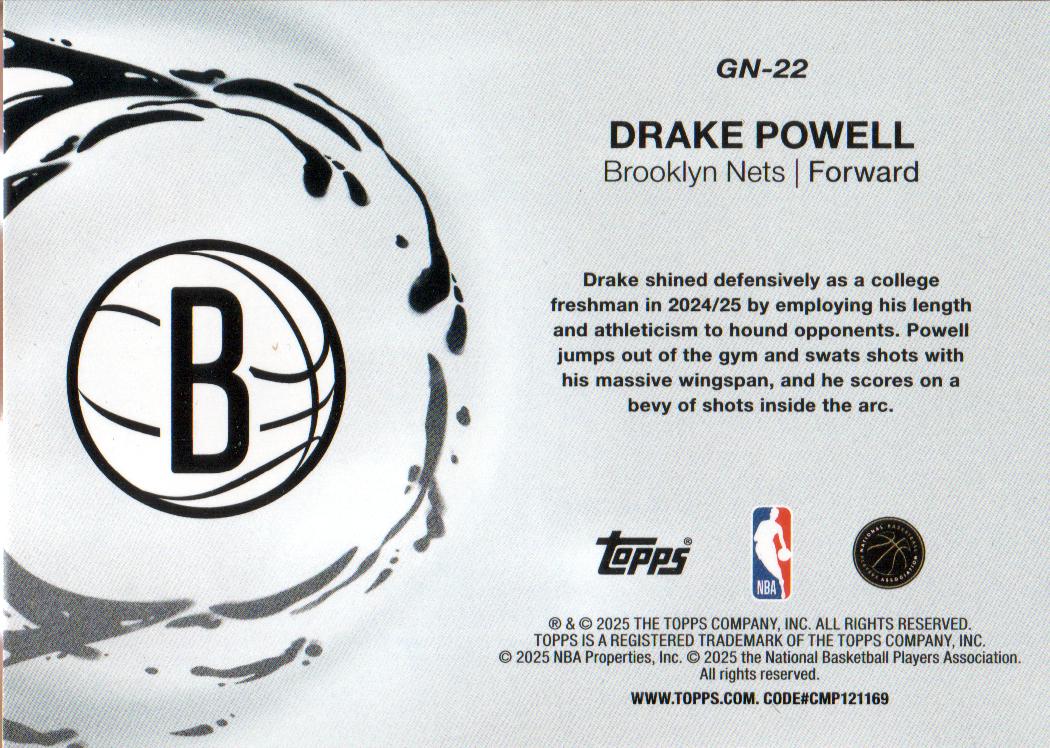 2025-26 Topps Basketball Generation Now Inserts: Pick from List - Bild 7 von 9