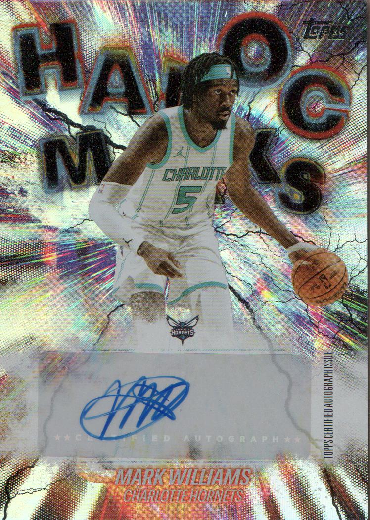 2025-26 Topps Havoc Marks Rainbow Foilboard #HMMW Mark Williams