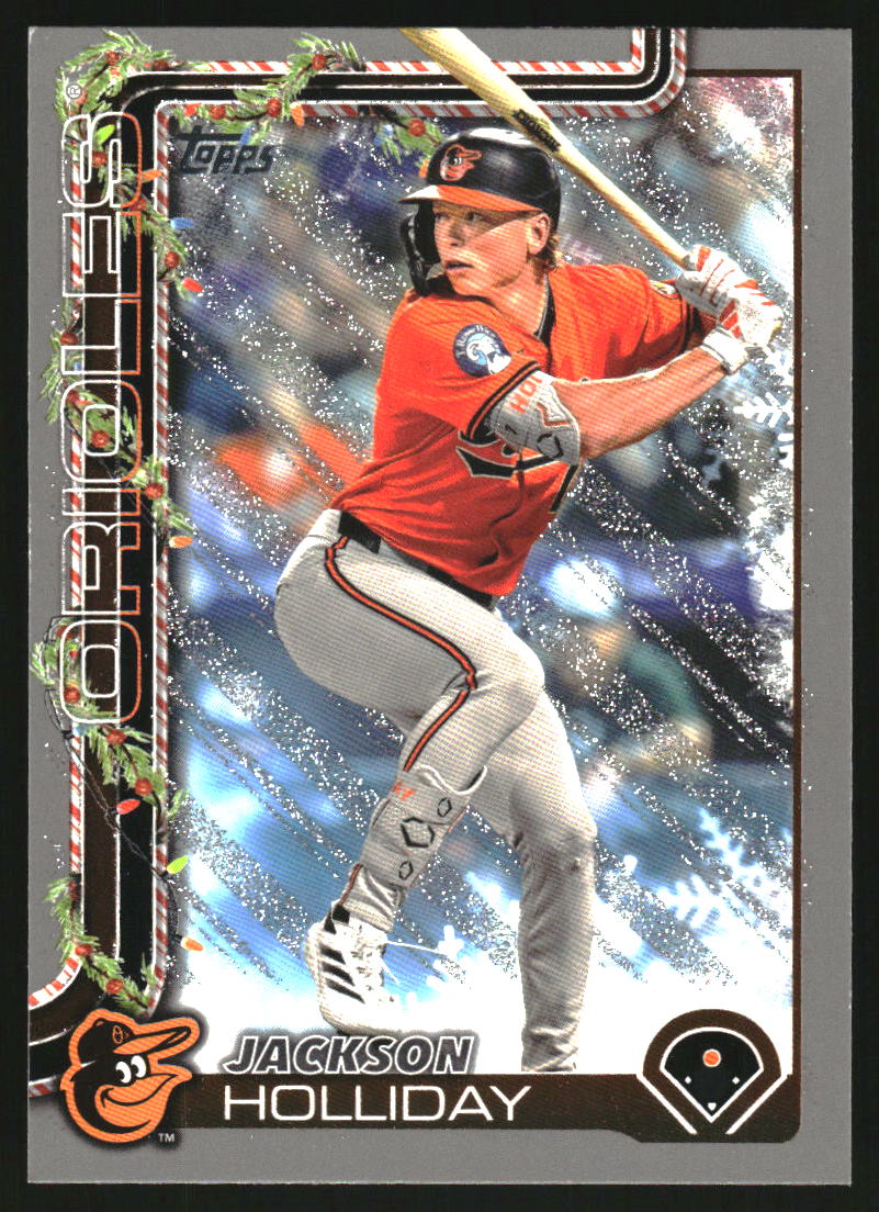 2025 Topps Holiday Silver Glitter #H188 Jackson Holliday