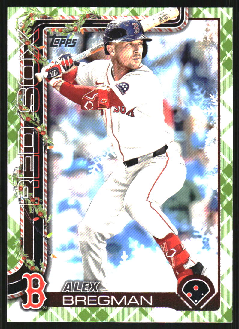 2025 Topps Holiday Green Plaid #H154 Alex Bregman