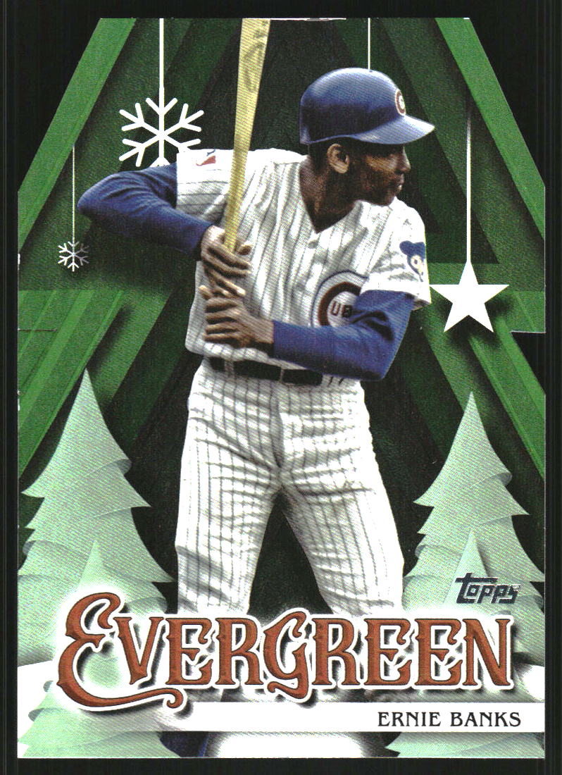 2025 Topps Holiday Evergreen #E16 Ernie Banks