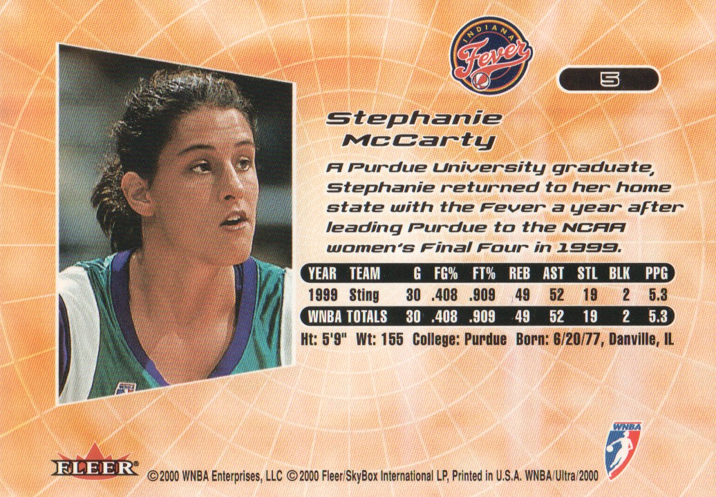 2000 Ultra WNBA Trading Cards BASE: Pick From List - Picture 7 of 175