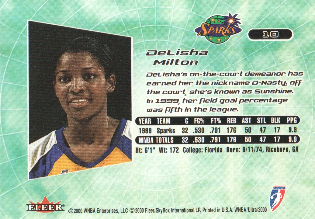2000 Ultra WNBA Trading Cards BASE: Pick From List - Picture 17 of 175