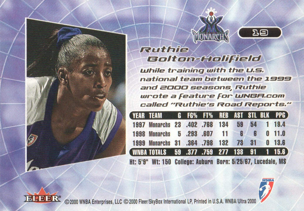 2000 Ultra WNBA Trading Cards BASE: Pick From List - Picture 31 of 175