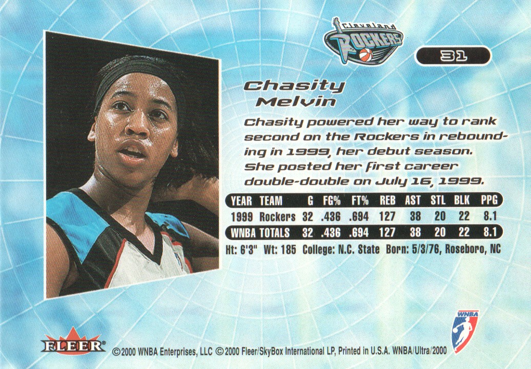 2000 Ultra WNBA Trading Cards BASE: Pick From List - Picture 49 of 175