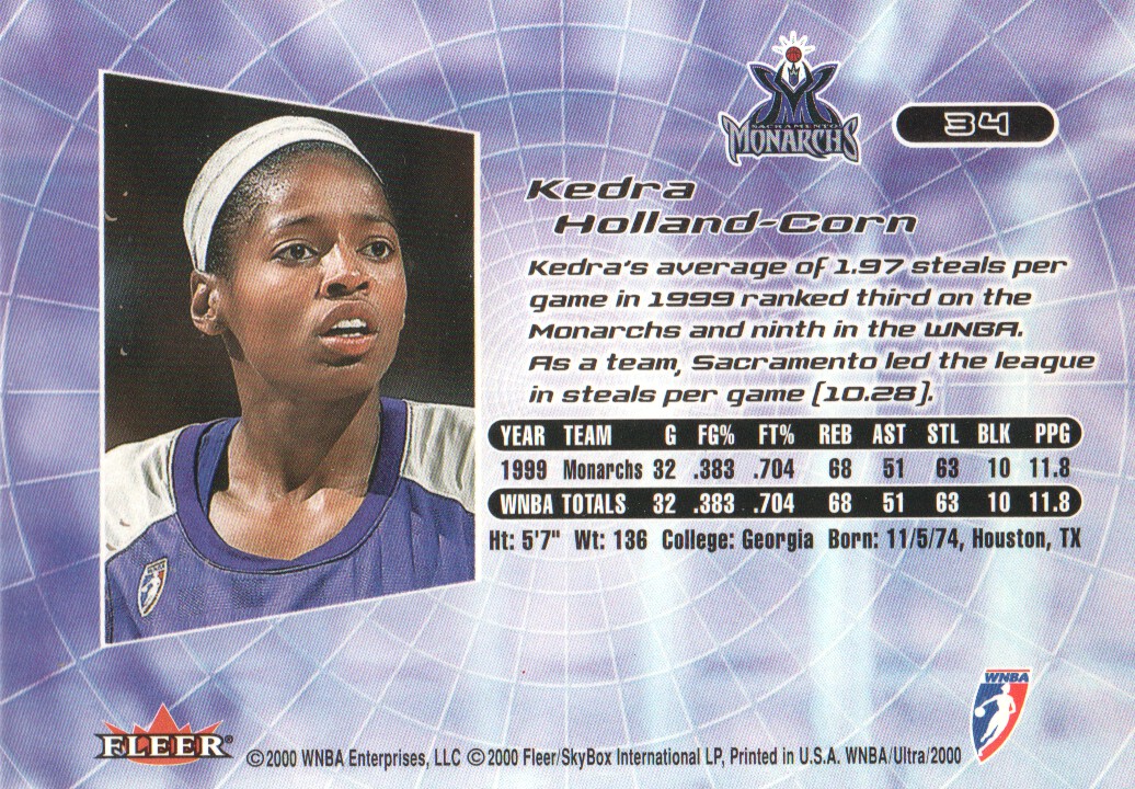 2000 Ultra WNBA Trading Cards BASE: Pick From List - Picture 51 of 175