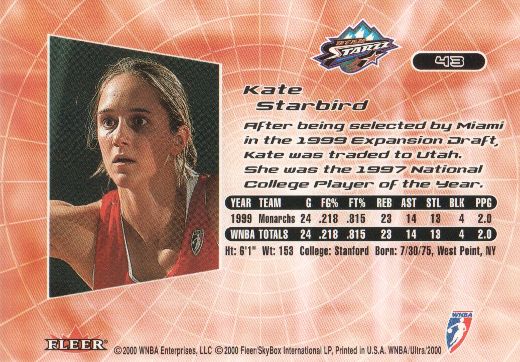2000 Ultra WNBA Trading Cards BASE: Pick From List - Picture 61 of 175