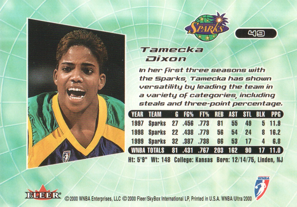 2000 Ultra WNBA Trading Cards BASE: Pick From List - Picture 71 of 175