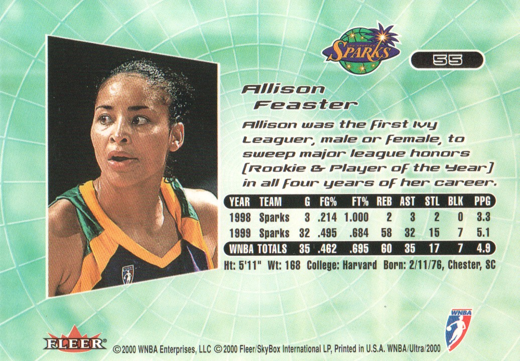2000 Ultra WNBA Trading Cards BASE: Pick From List - Picture 79 of 175