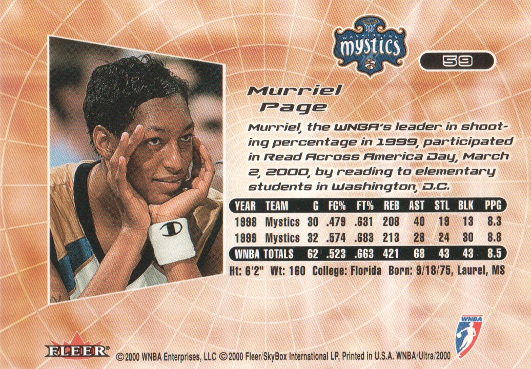 2000 Ultra WNBA Trading Cards BASE: Pick From List - Picture 87 of 175