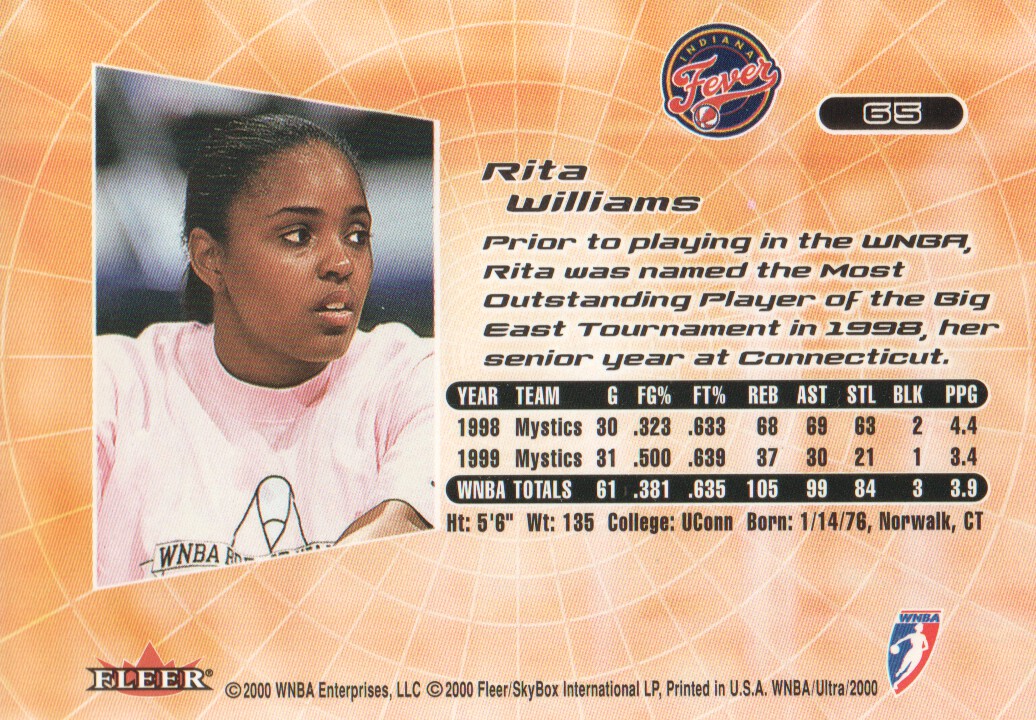 2000 Ultra WNBA Trading Cards BASE: Pick From List - Picture 93 of 175