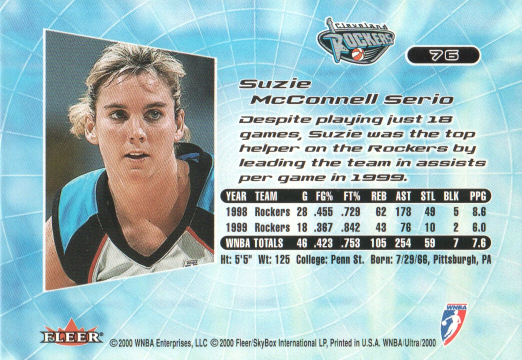 2000 Ultra WNBA Trading Cards BASE: Pick From List - Picture 107 of 175