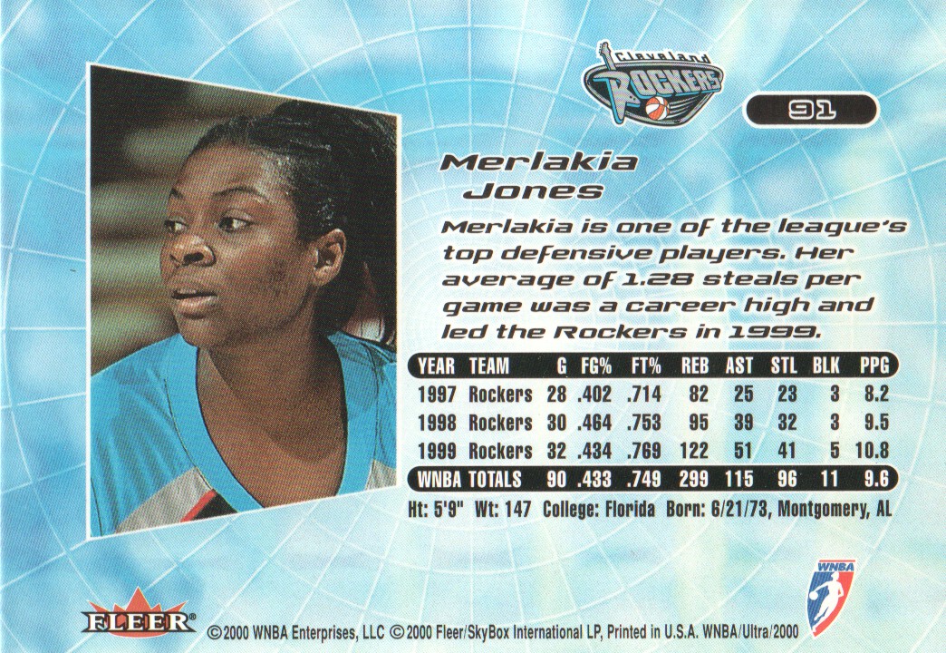 2000 Ultra WNBA Trading Cards BASE: Pick From List - Picture 125 of 175