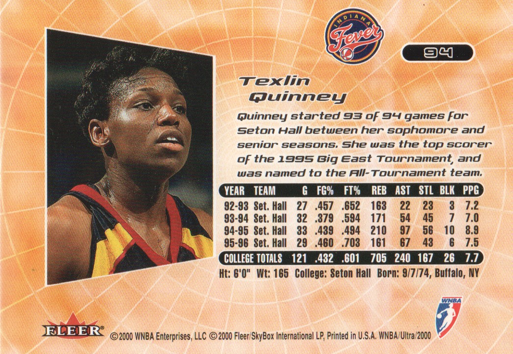 2000 Ultra WNBA Trading Cards BASE: Pick From List - Picture 131 of 175