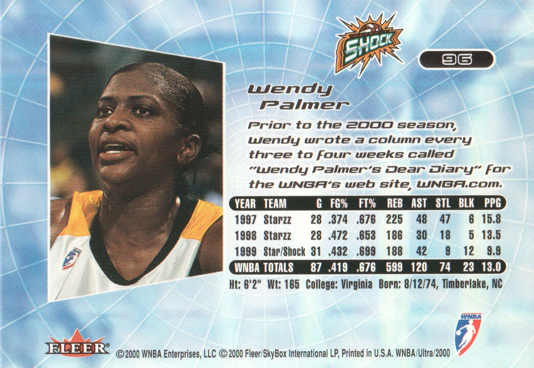 2000 Ultra WNBA Trading Cards BASE: Pick From List - Picture 133 of 175