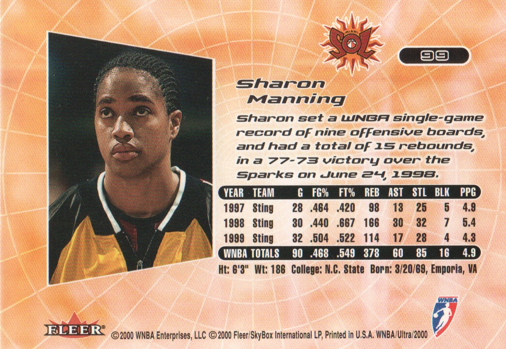 2000 Ultra WNBA Trading Cards BASE: Pick From List - Picture 139 of 175