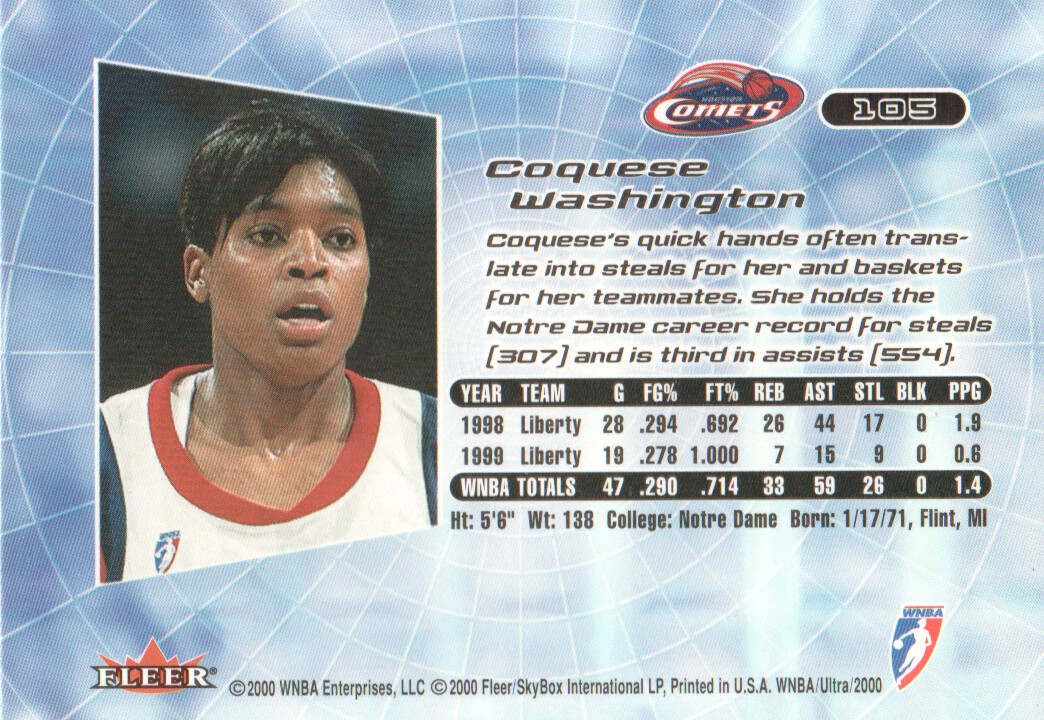 2000 Ultra WNBA Trading Cards BASE: Pick From List - Picture 147 of 175