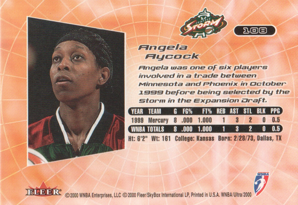 2000 Ultra WNBA Trading Cards BASE: Pick From List - Picture 151 of 175