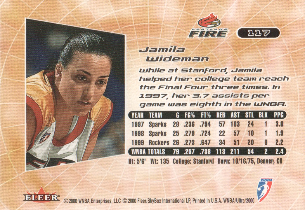 2000 Ultra WNBA Trading Cards BASE: Pick From List - Picture 159 of 175